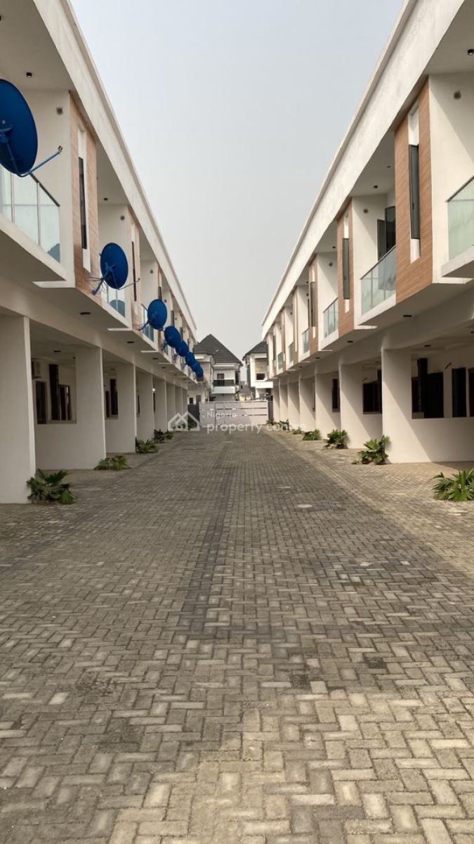 Serviced 4 Bedrooms Terrace Duplex, Ikota, Lekki, Lagos, Terraced Duplex for Rent