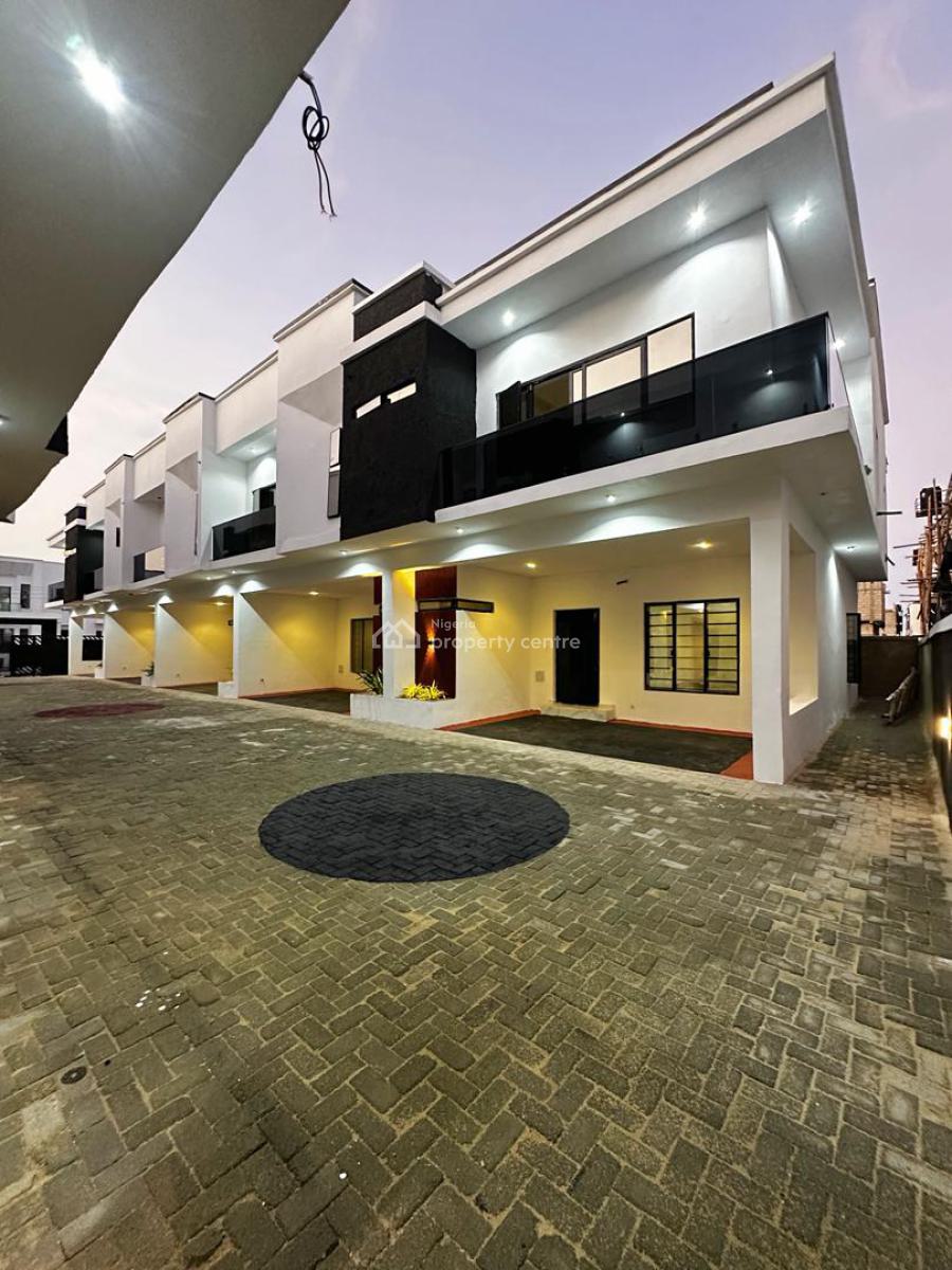 4 Bedroom Terrace Duplex Available with Bq, Ikota, Lekki, Lagos, Semi-detached Duplex for Rent