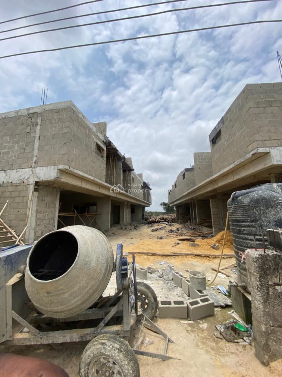 Off Plan: 3 Bedroom Terrace Duplex +bq, Behind Lbs, Ajah, Lagos, Terraced Duplex for Sale