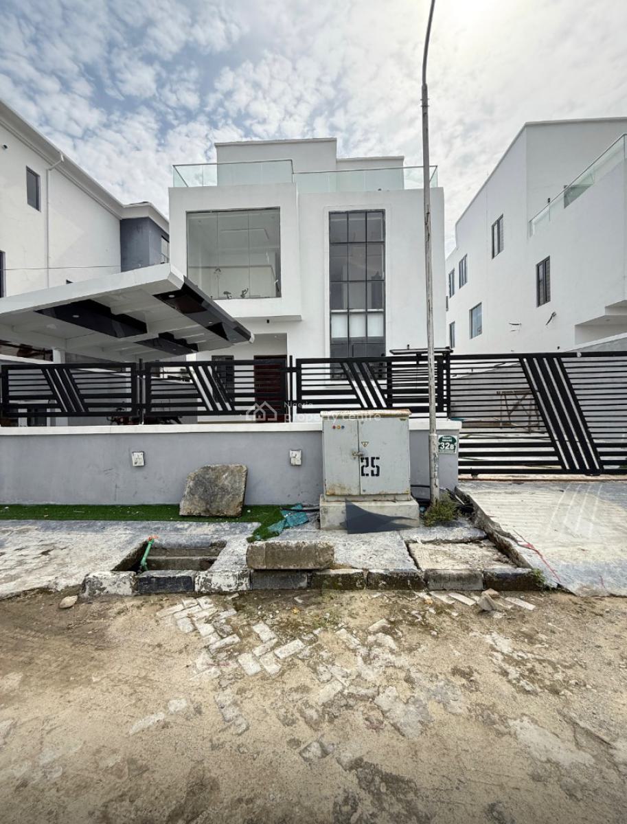 Exquisitely Built 5 Bedroom Fully Detached Duplex with Rooftop Terrace, Osapa London, Osapa, Lekki, Lagos, Detached Duplex for Sale