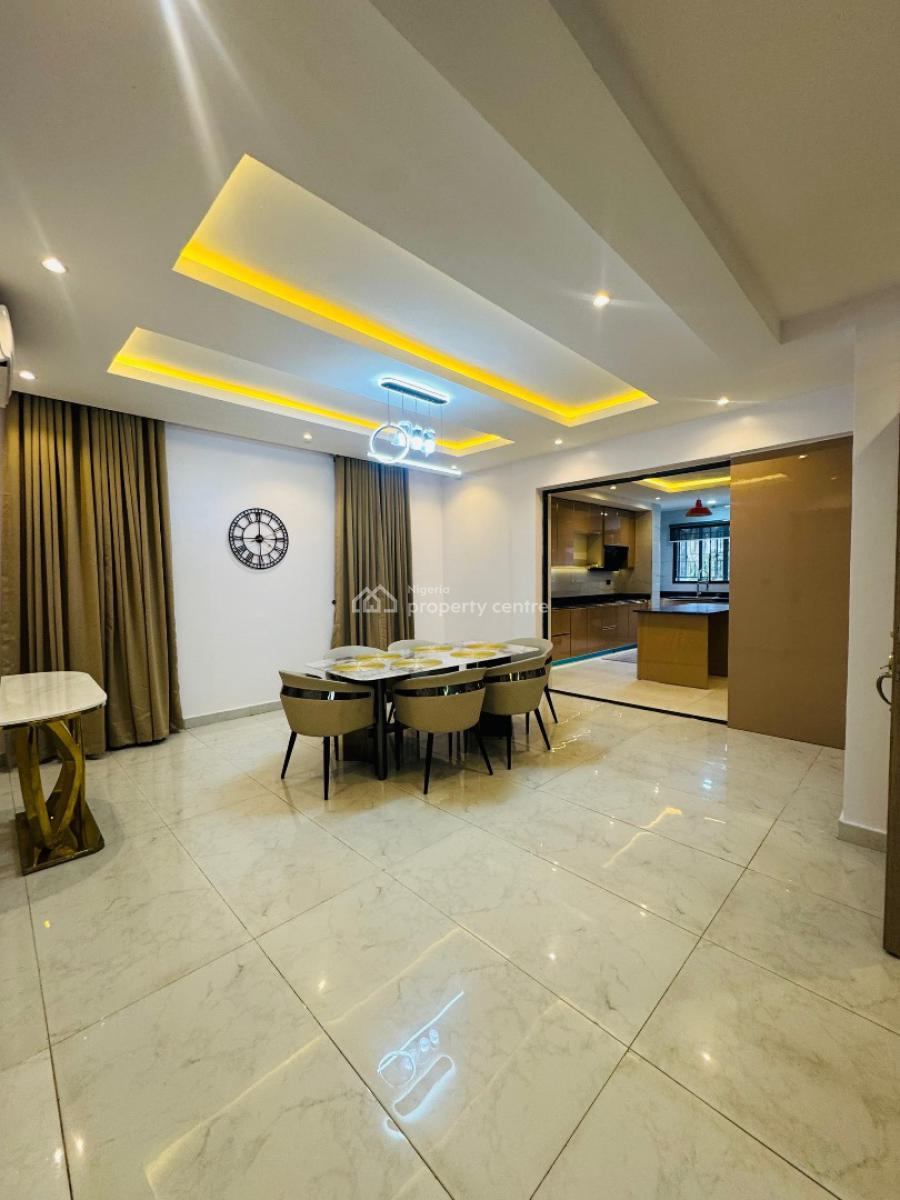 Exquisitely Furnished Built 4 Bedroom Terrace Detached Duplex with Bq, Gra, Ikeja, Lagos, Terraced Duplex for Sale