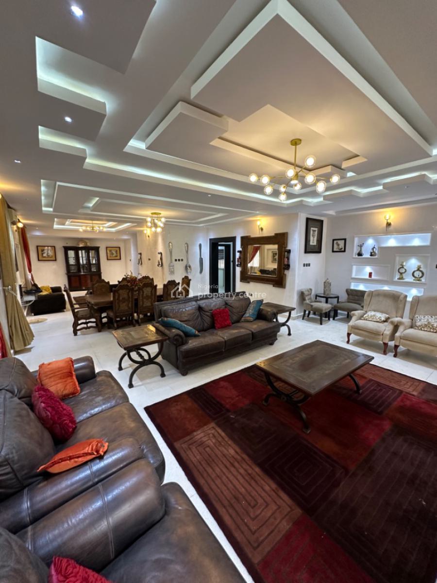 Fully Furnished 5 Bedroom Duplex & 2 Rooms Bq, Life Camp, Abuja, Detached Duplex for Sale