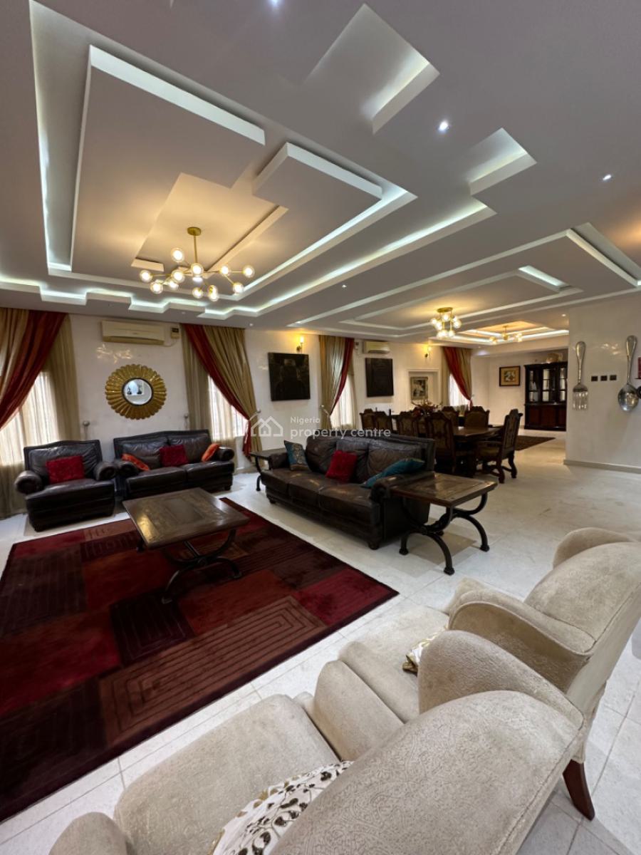 Fully Furnished 5 Bedroom Duplex & 2 Rooms Bq, Life Camp, Abuja, Detached Duplex for Sale