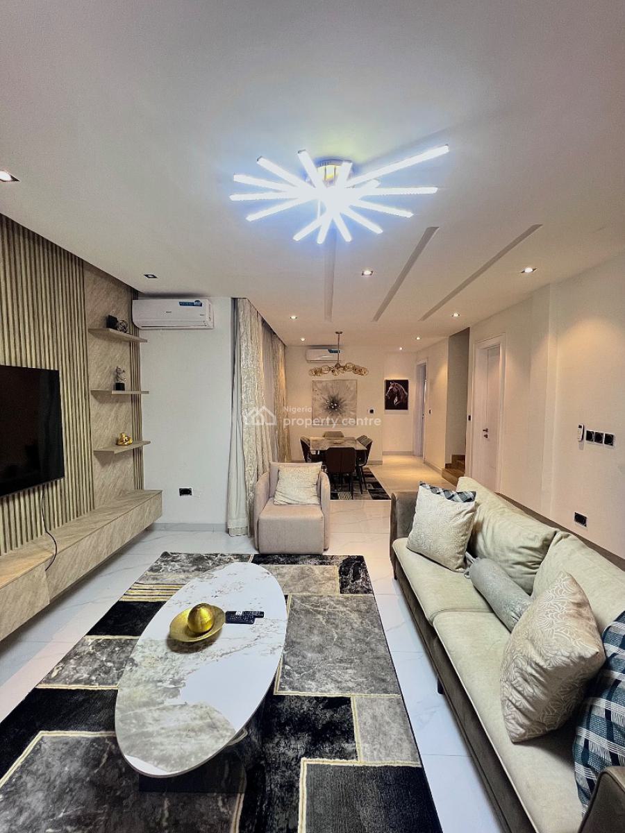 Fully Furnished 4 Bedroom Maisonette with Bq and Inverter, Off Admiralty Way, Lekki Phase 1, Lekki, Lagos, House for Rent
