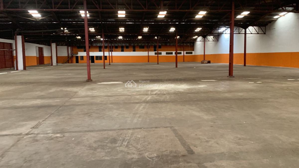 Newly Renovate 7,300sqm Warehouse with Office, Industrial Area, Ikeja, Lagos, Warehouse for Rent