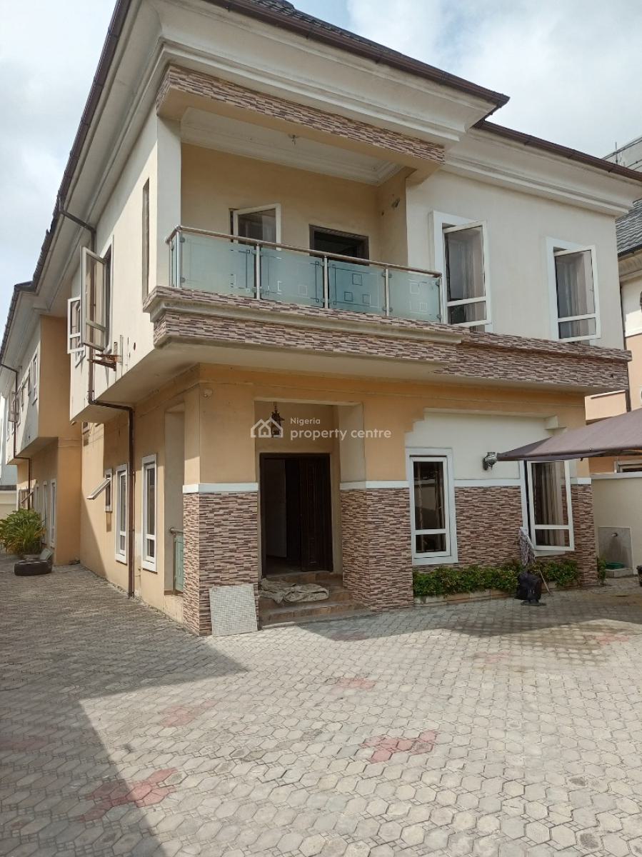 Residential Or Commercial 5 Bedroom with Big Compound, Bq Security House, Lekki Phase 1, Lekki, Lagos, Detached Duplex for Rent