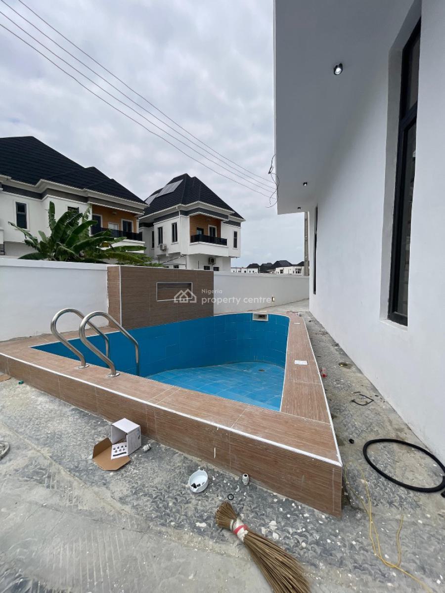 Newly Built 5 Detached Duplex with Bq and Pool and Open Terrace, Ologolo, Lekki, Lagos, Detached Duplex for Sale