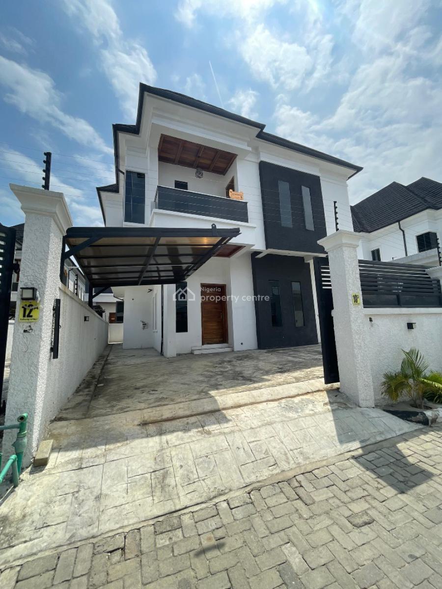Well Built 5 Bedroom Detached Duplex with Bq, Car Port and Security Post, Orchid Road, Lekki, Lagos, Detached Duplex for Sale