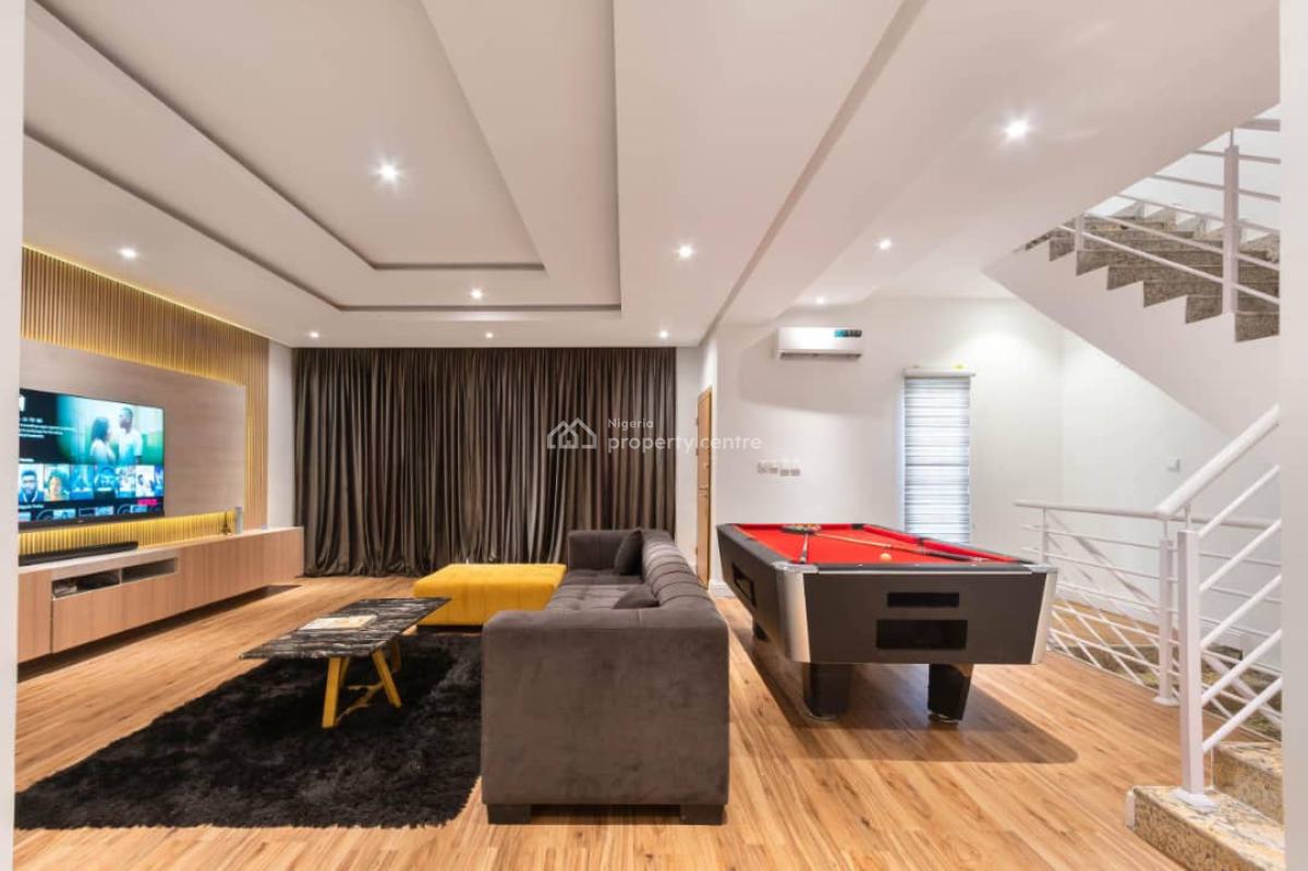 Haven 4 Bedroom Maisonette Duplex with Ps5,snooker, Table Tennis &, Lekki Phase 1, Lekki, Lagos, Flat / Apartment Short Let