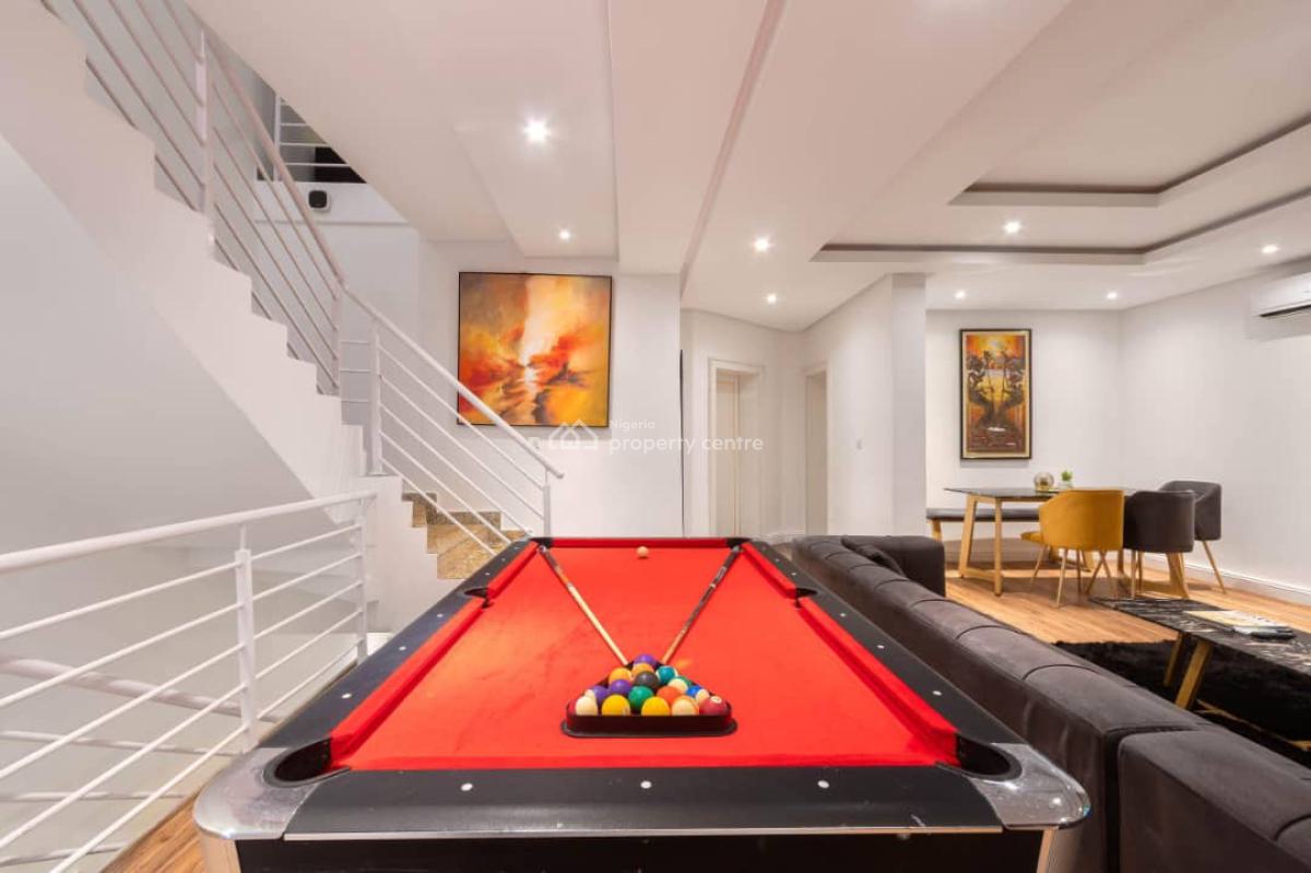 Haven 4 Bedroom Maisonette Duplex with Ps5,snooker, Table Tennis &, Lekki Phase 1, Lekki, Lagos, Flat / Apartment Short Let