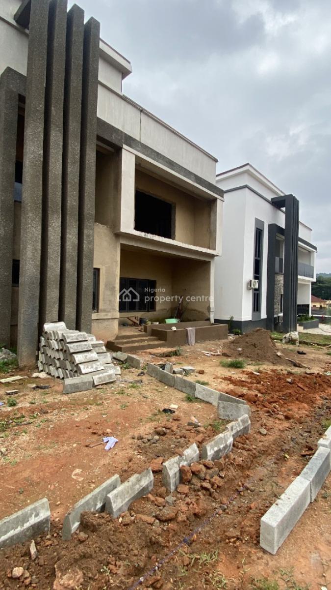 Shell Finished 4 Bedroom Semi - Detached Duplex, Kado, Abuja, Semi-detached Duplex for Sale