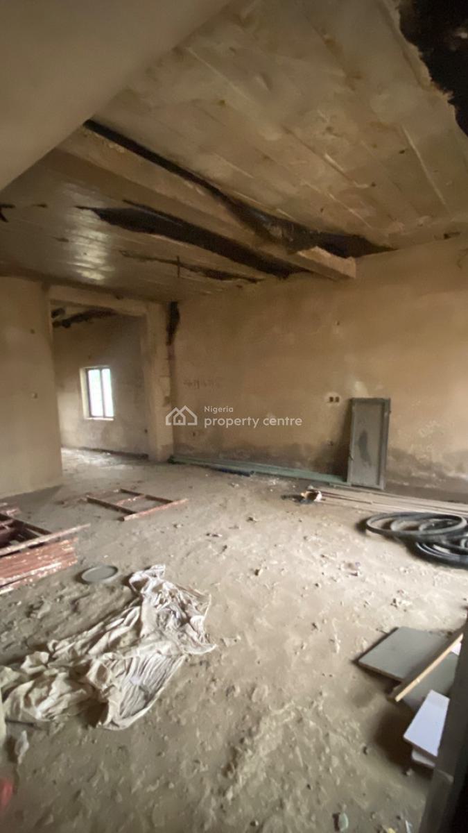 Shell Finished 4 Bedroom Semi - Detached Duplex, Kado, Abuja, Semi-detached Duplex for Sale