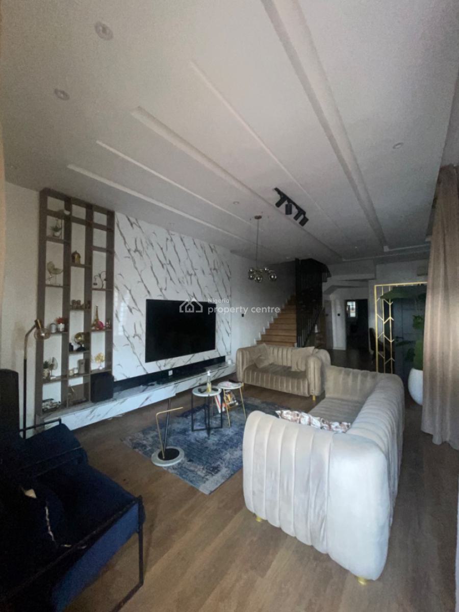 Fully Furnished 4 Bedroom Semi Detached Duplex, Osapa, Lekki, Lagos, Semi-detached Bungalow for Rent