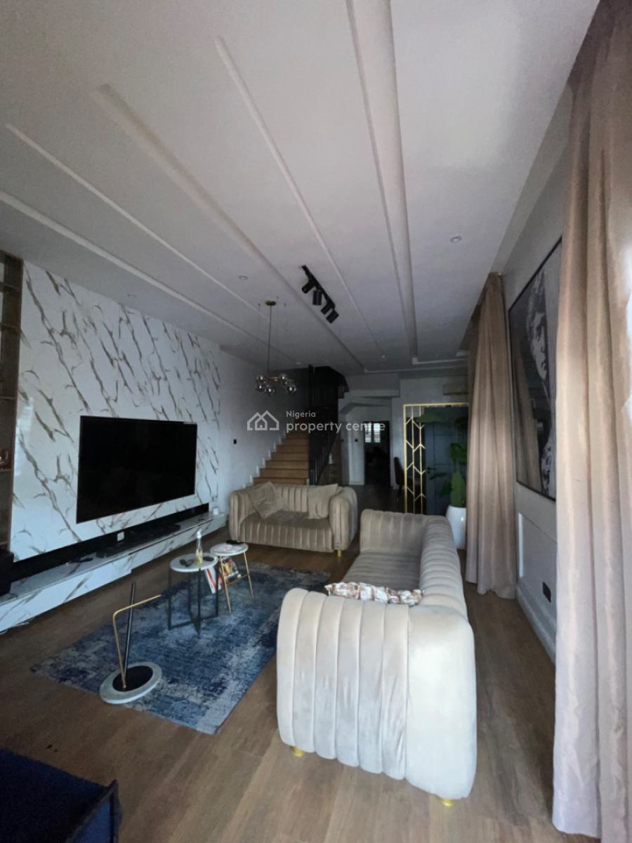 Fully Furnished 4 Bedroom Semi Detached Duplex, Osapa, Lekki, Lagos, Semi-detached Bungalow for Rent