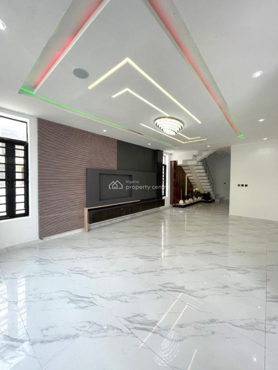 Contemporary 5 Bedroom Fully Detached Duplex with Swimming Pool, Cinema, Chevron, Lekki, Lagos, Detached Duplex for Sale