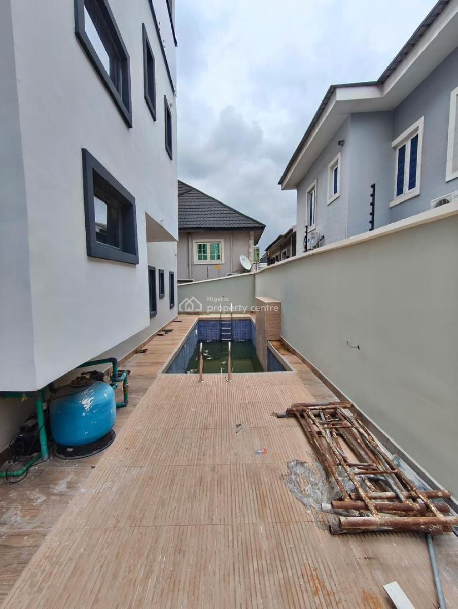 Luxurious 5 Bedroom Detached Duplex with Bq & Pool in Elite Estate, Gra Phase 2, Magodo, Lagos, Detached Duplex for Sale
