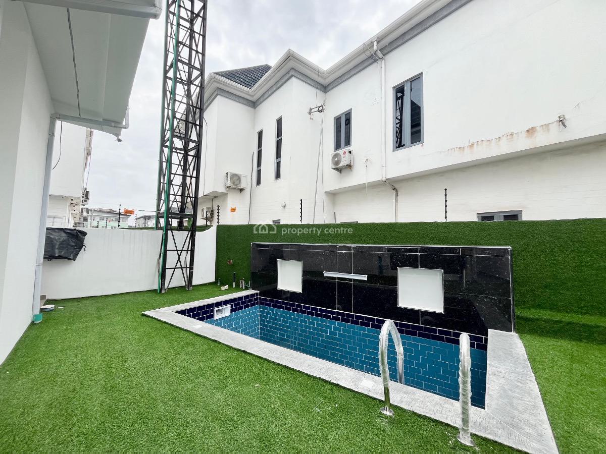 Luxury 5 Bedrooms Fully Detached Duplex,with Bq, Gym, Swimming Pool, Tarred, Chevron, Lekki, Lagos, Detached Duplex for Sale