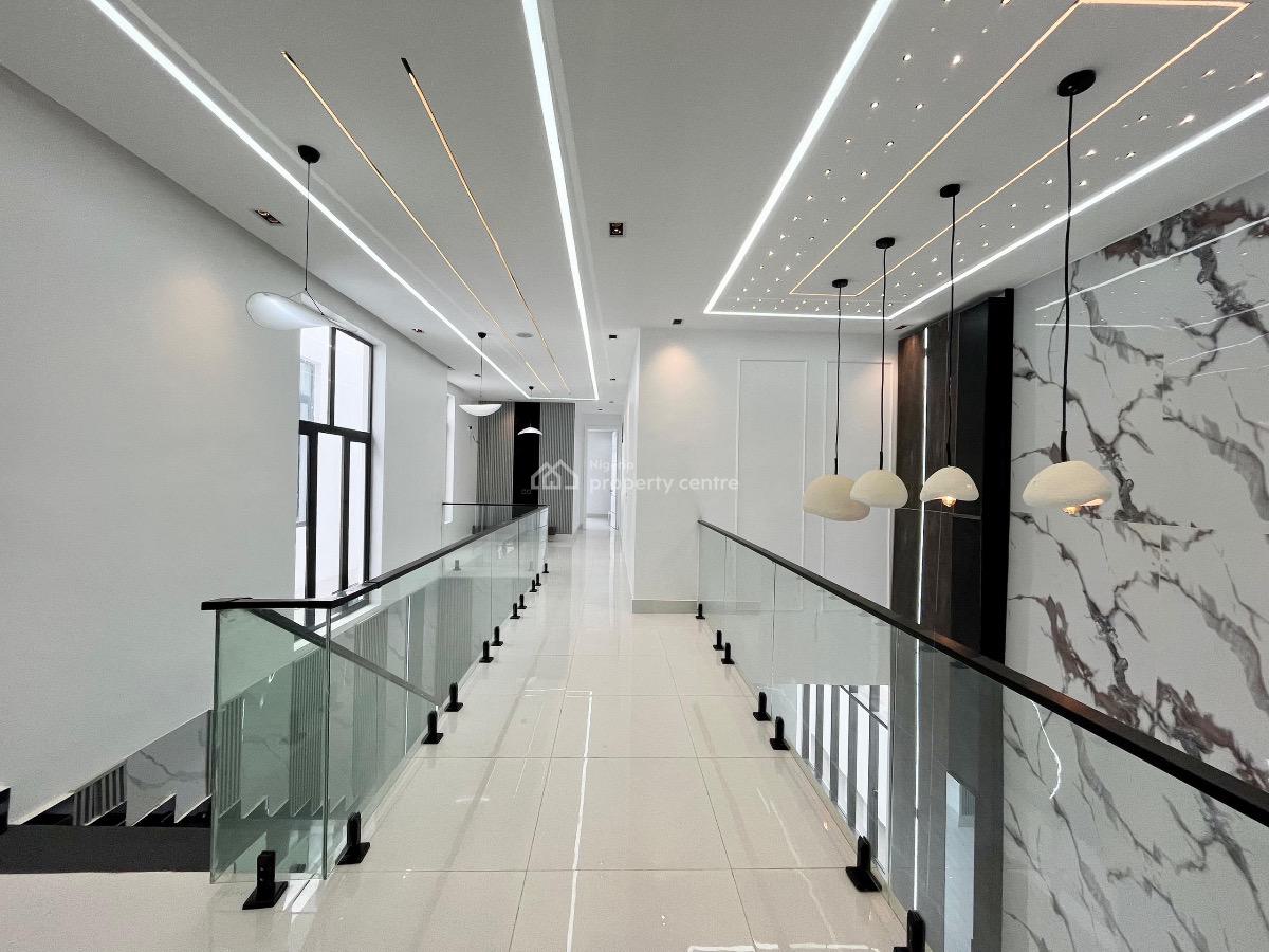 Luxury 5 Bedrooms Fully Detached Duplex,with Bq, Gym, Swimming Pool, Tarred, Chevron, Lekki, Lagos, Detached Duplex for Sale