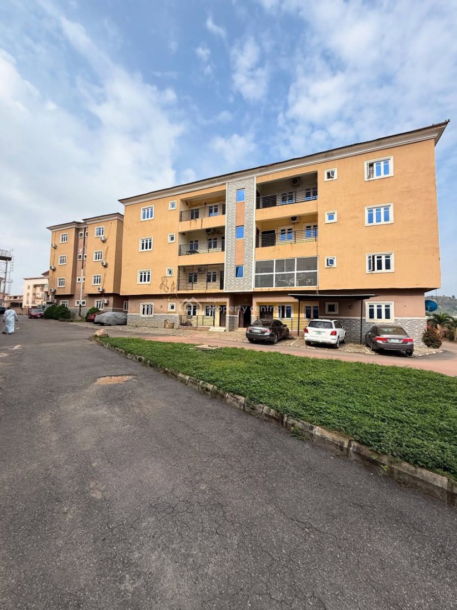 Nice 3 Bedroom Spacious Furnished  Apartment in a Gated Community, Serene Neighborhood on a Tarred Road, Wuye, Abuja, Flat / Apartment for Sale