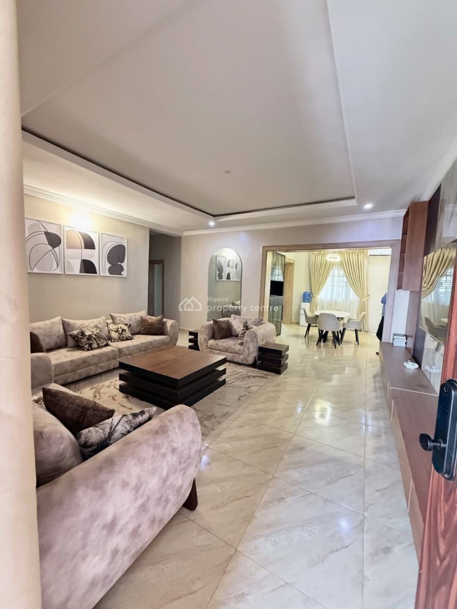 Nice 3 Bedroom Spacious Furnished  Apartment in a Gated Community, Serene Neighborhood on a Tarred Road, Wuye, Abuja, Flat / Apartment for Sale