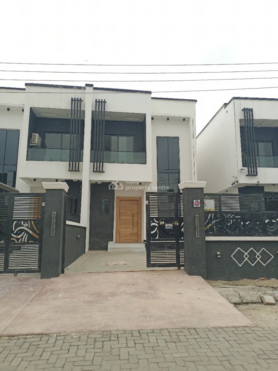 Newly Built 4bedroom Semi Detached Duplex with Bq, in Well Secured Estate, Ajah, Lagos, Semi-detached Duplex for Sale