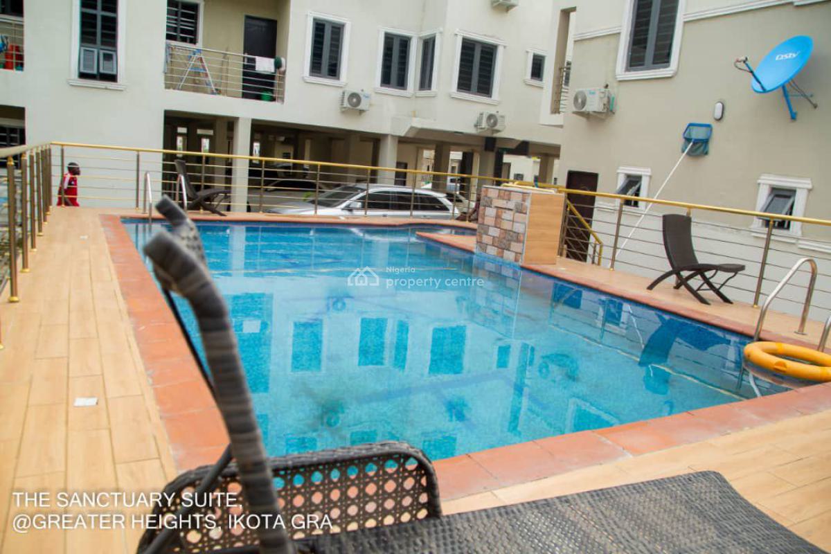 Fully Service 2bedroom Flat at Ikota Villa Estate Lekki, Ikota Villa Estate Lekki, Lekki, Lagos, Terraced Duplex for Rent