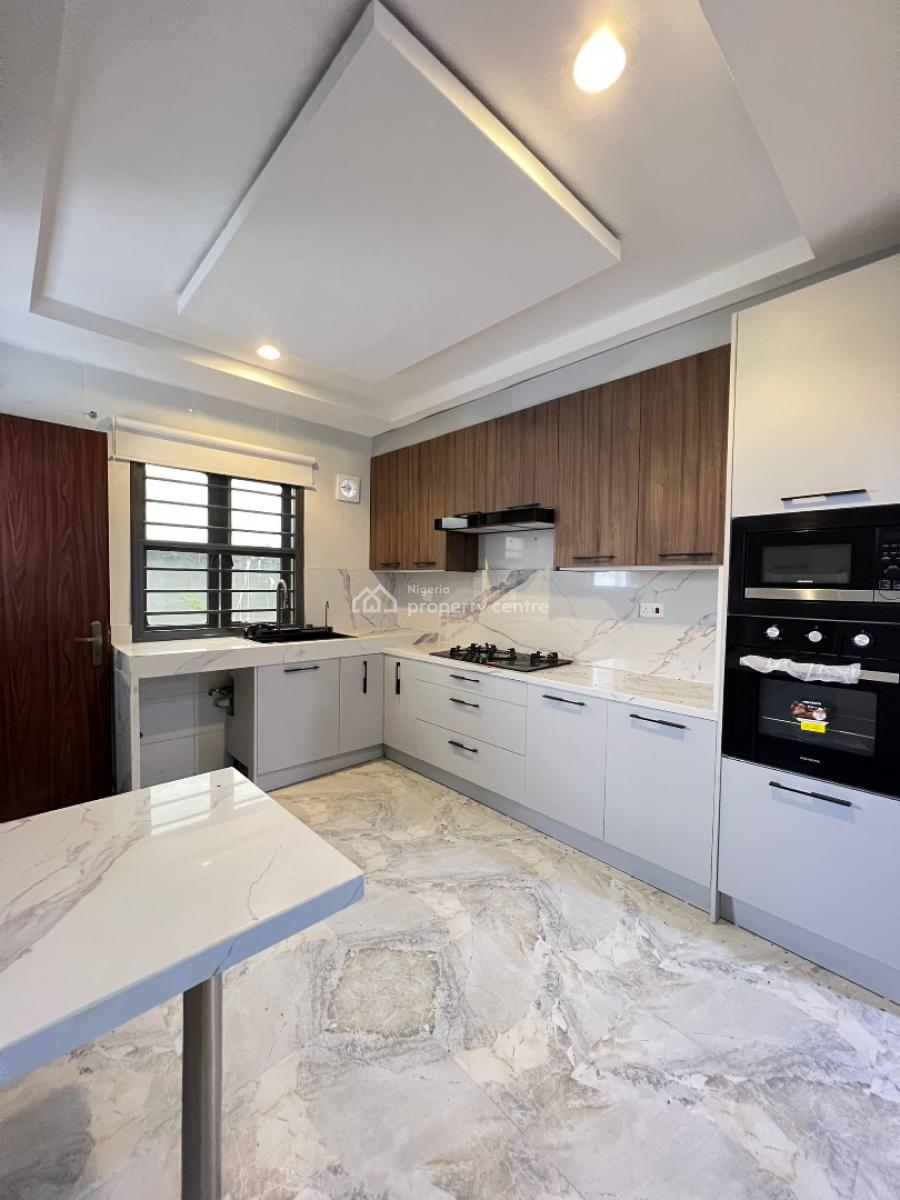 Lovely Furnished 4 Bedroom Terraced Duplex with Bq in Serene Estate, Osapa, Lekki, Lagos, Terraced Duplex for Sale