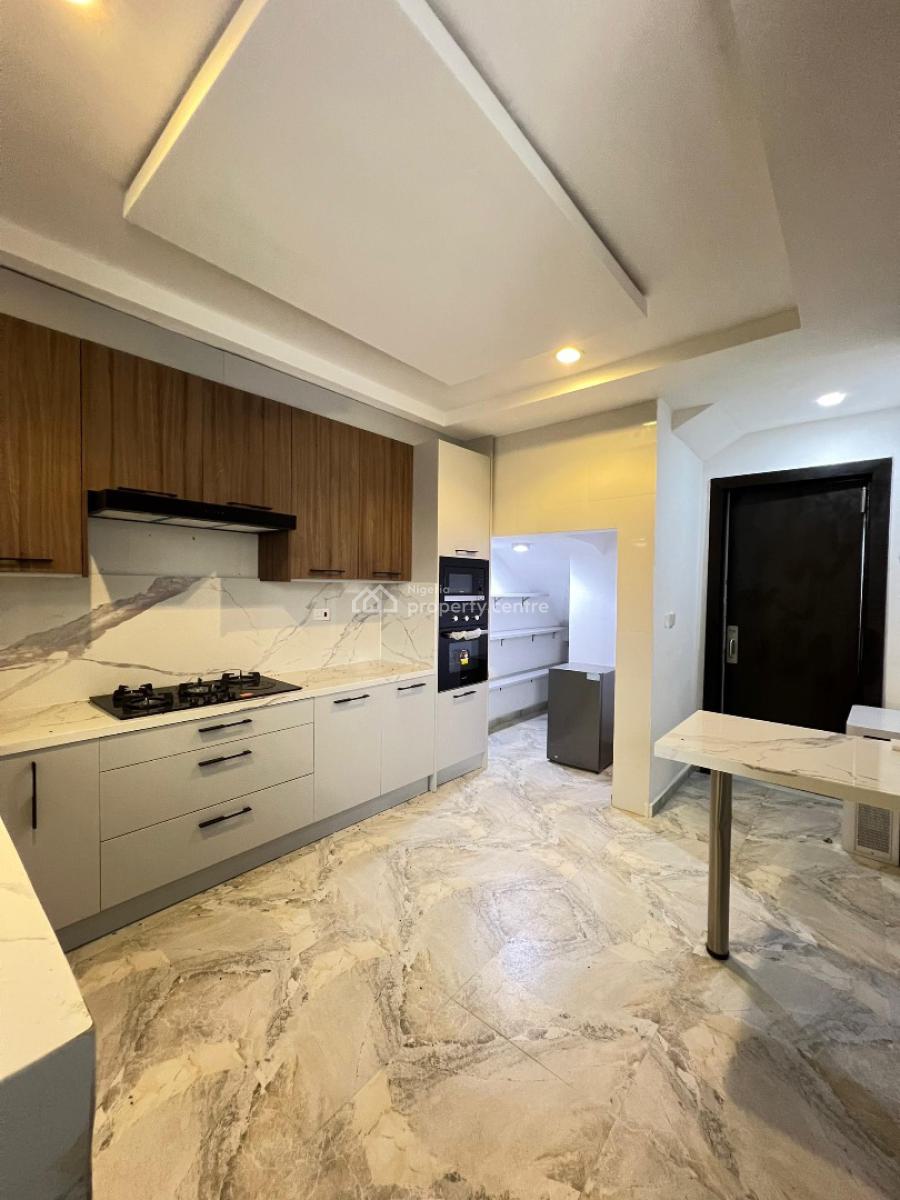 Lovely Furnished 4 Bedroom Terraced Duplex with Bq in Serene Estate, Osapa, Lekki, Lagos, Terraced Duplex for Sale