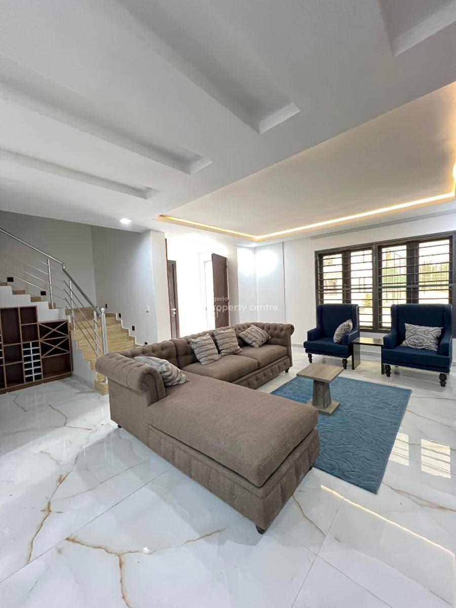 Lovely Furnished 4 Bedroom Terraced Duplex with Bq in Serene Estate, Osapa, Lekki, Lagos, Terraced Duplex for Sale