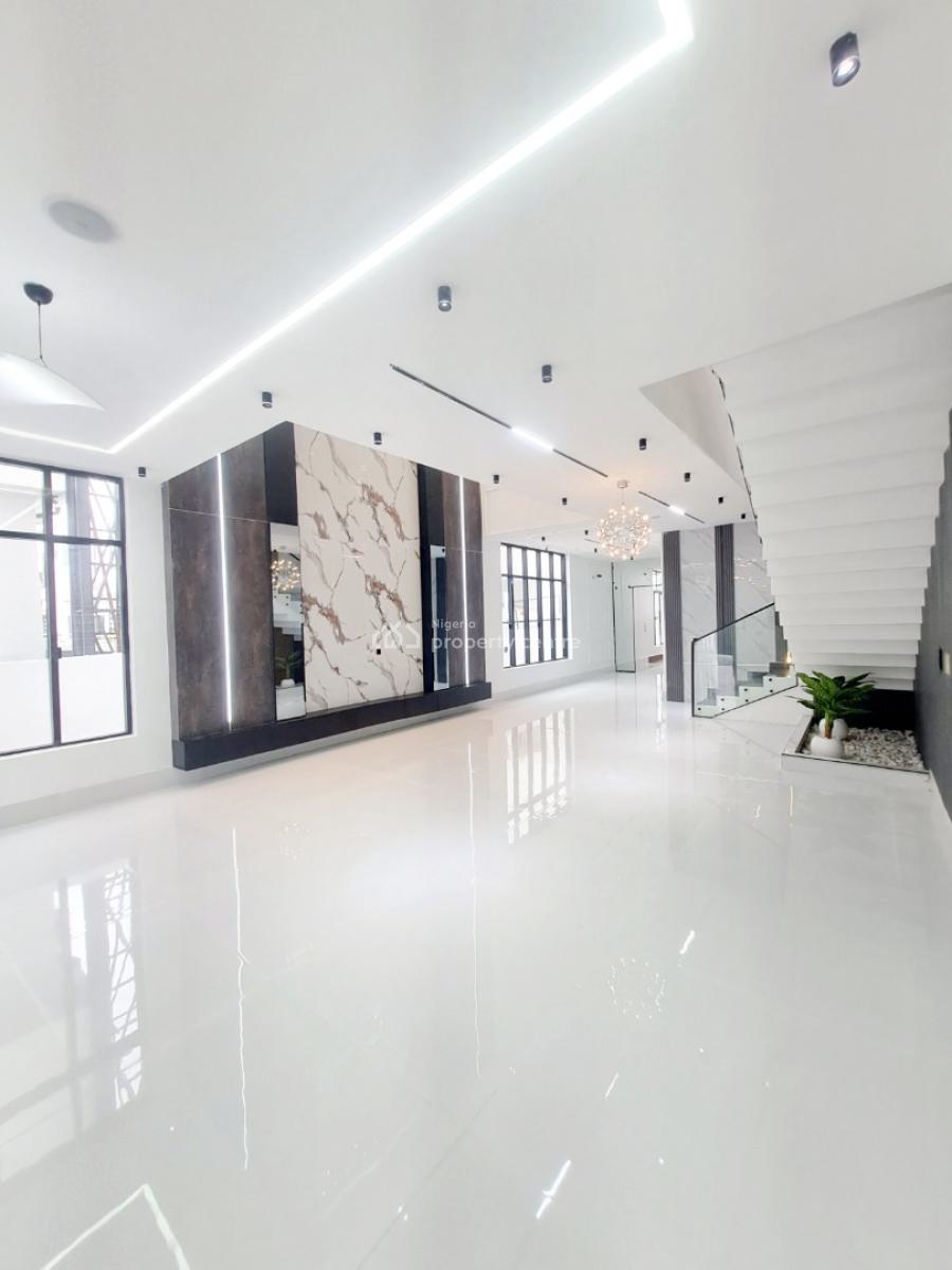 Newly Built 5 Bedroom Detached Duplex with Bq, Pool and Gym House, Chevron 2nd Toll Gate, Lekki, Lagos, Detached Duplex for Sale