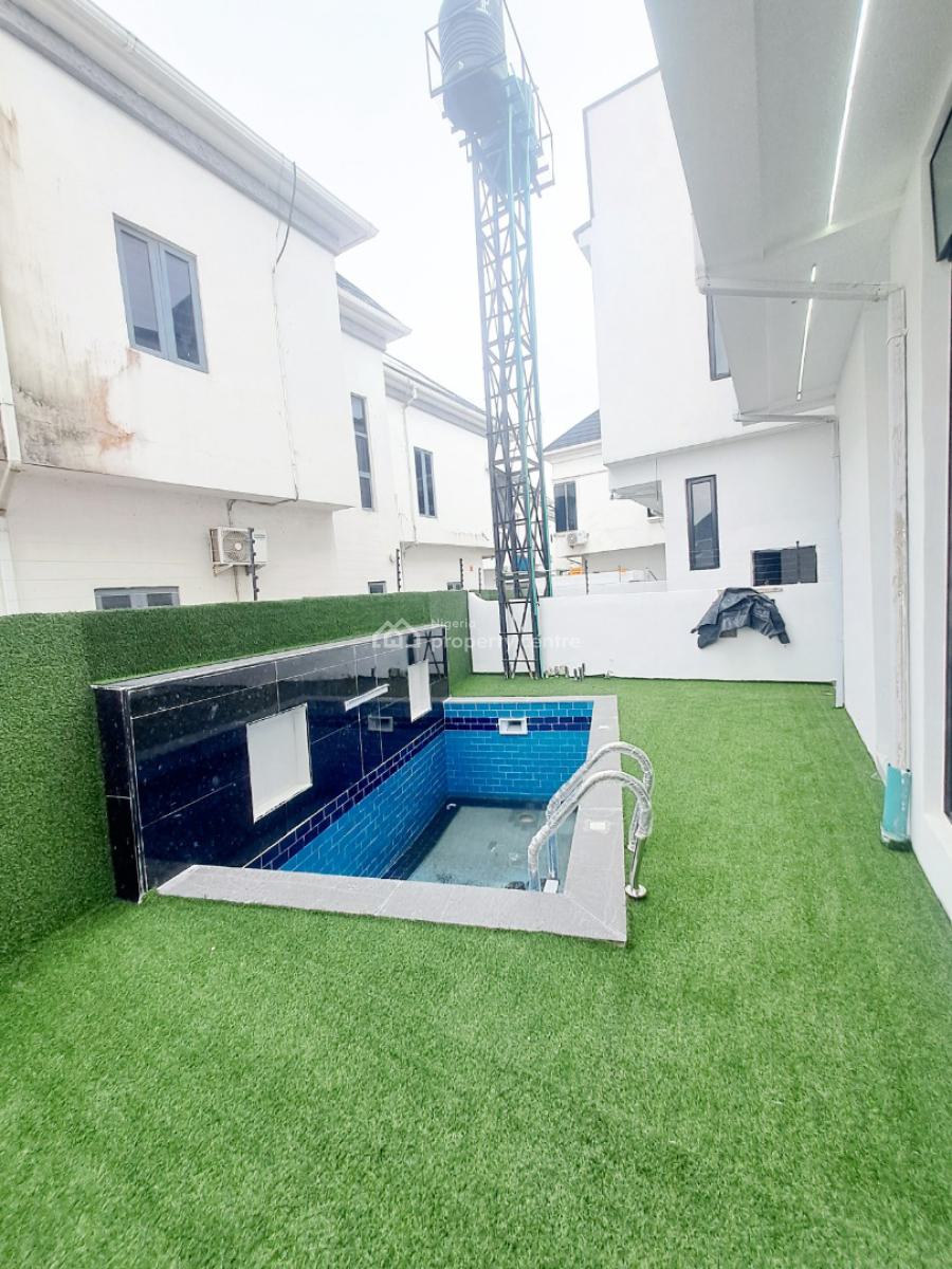 Newly Built 5 Bedroom Detached Duplex with Bq, Pool and Gym House, Chevron 2nd Toll Gate, Lekki, Lagos, Detached Duplex for Sale