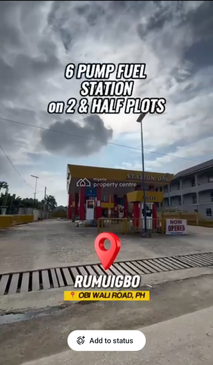 6 Pumps Fuel Station, Obawali Road, Rumuigbo, Port Harcourt, Rivers, Filling Station for Sale