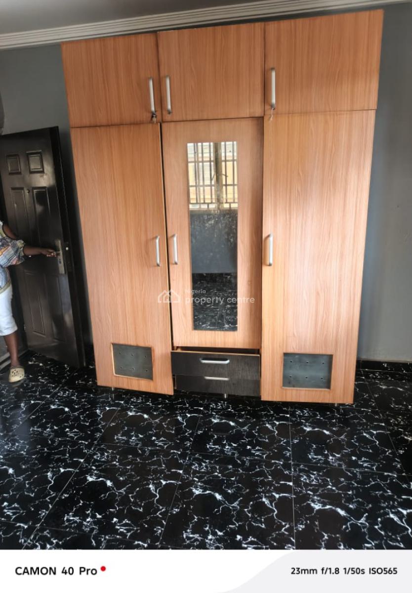 Lovely 3 Bedroom Flat with Nice Cabinets and Wardrobe, Cement, Ikeja, Lagos, Flat / Apartment for Rent