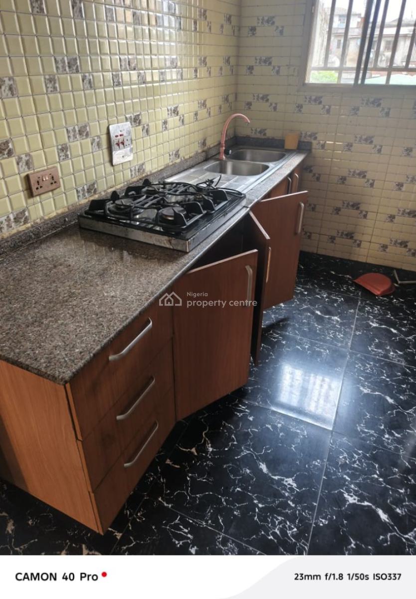 Lovely 3 Bedroom Flat with Nice Cabinets and Wardrobe, Cement, Ikeja, Lagos, Flat / Apartment for Rent