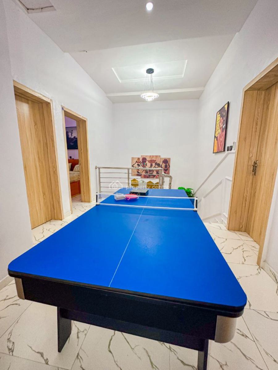 Fully Furnish 4-bedroom Semi Detached Duplex with Waterview, Westend Estate, Ikota, Lekki, Lagos, Semi-detached Duplex for Rent