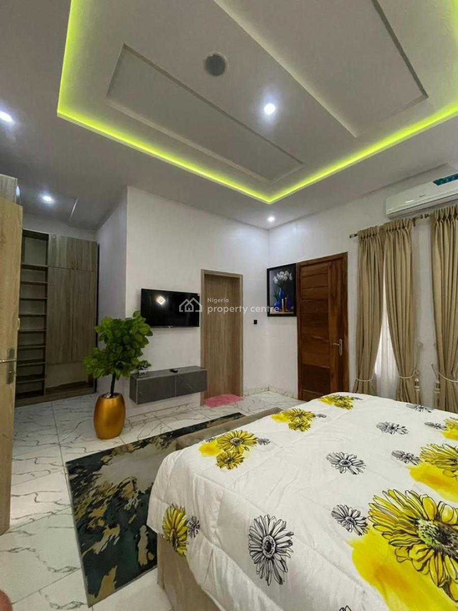 Fully Furnish 4-bedroom Semi Detached Duplex with Waterview, Westend Estate, Ikota, Lekki, Lagos, Semi-detached Duplex for Rent