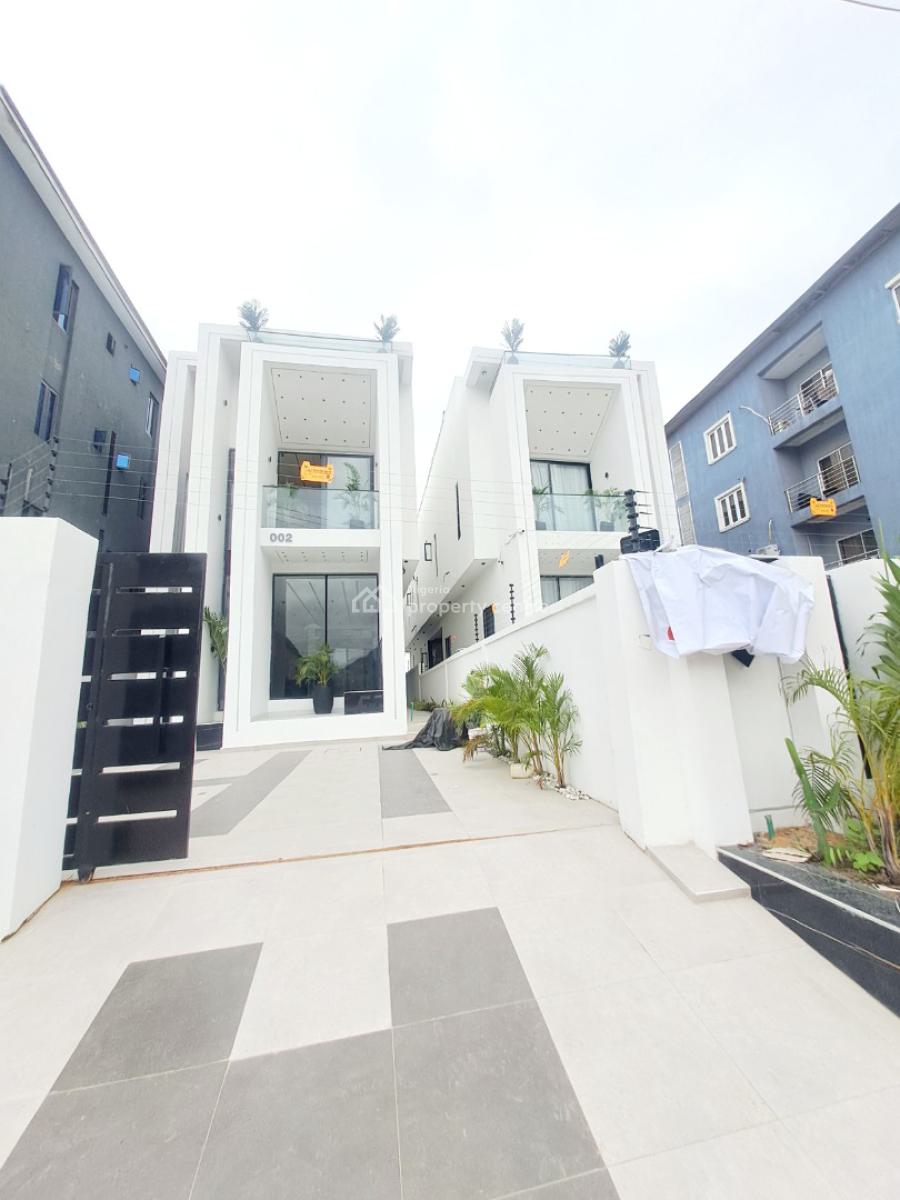 Beautifully Finished 5 Bedroom Detached with Bq and Pool, Chevron 2nd Toll Gate, Lekki, Lagos, Detached Duplex for Sale