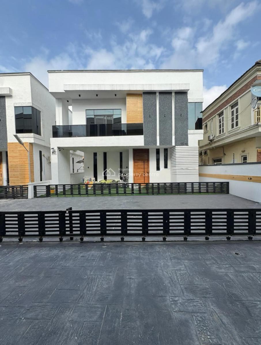 Beautifully Built 4 Bedroom Detached Duplex with Bq, Chevron, Lekki, Lagos, Detached Duplex for Rent