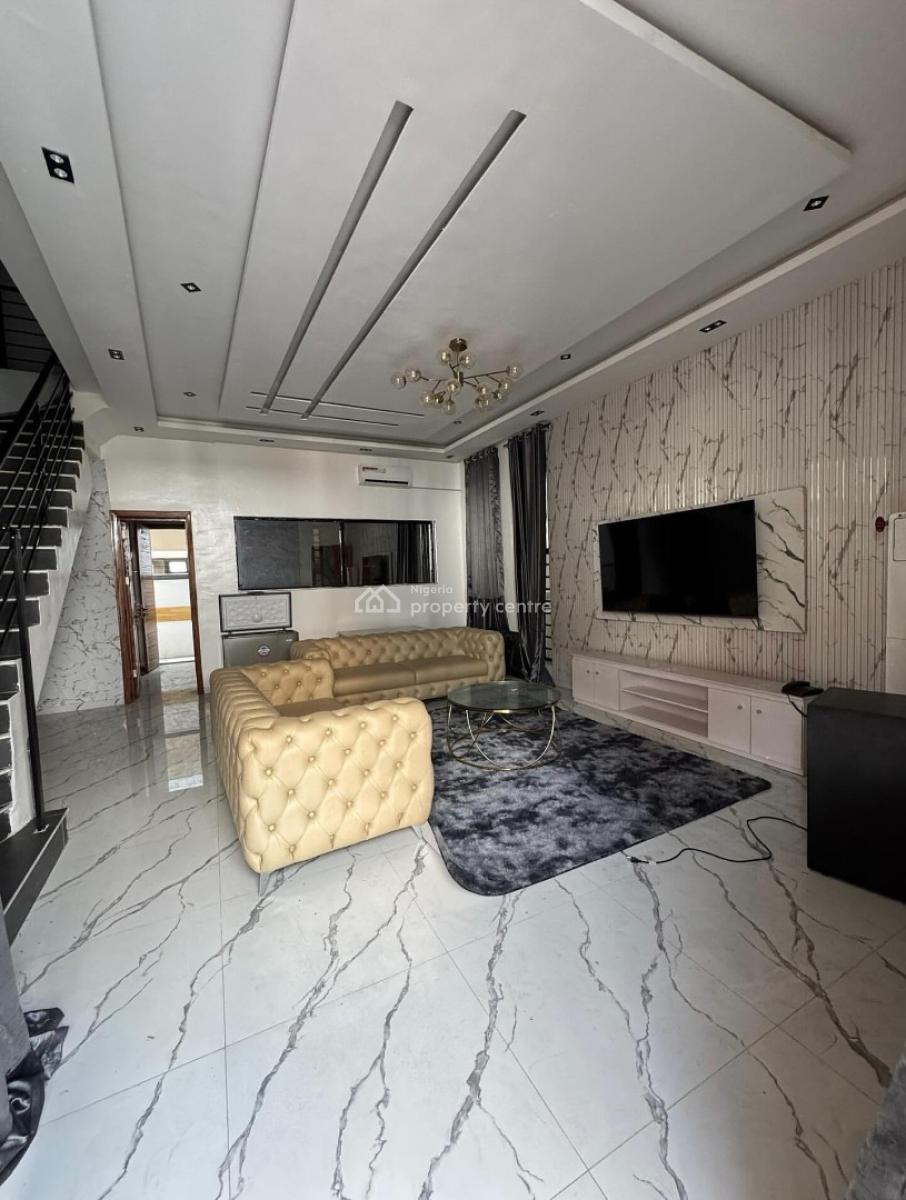 Beautifully Built 4 Bedroom Detached Duplex with Bq, Chevron, Lekki, Lagos, Detached Duplex for Rent