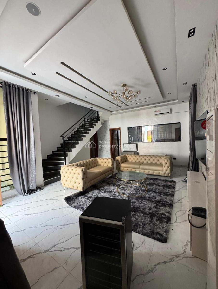 Beautifully Built 4 Bedroom Detached Duplex with Bq, Chevron, Lekki, Lagos, Detached Duplex for Rent