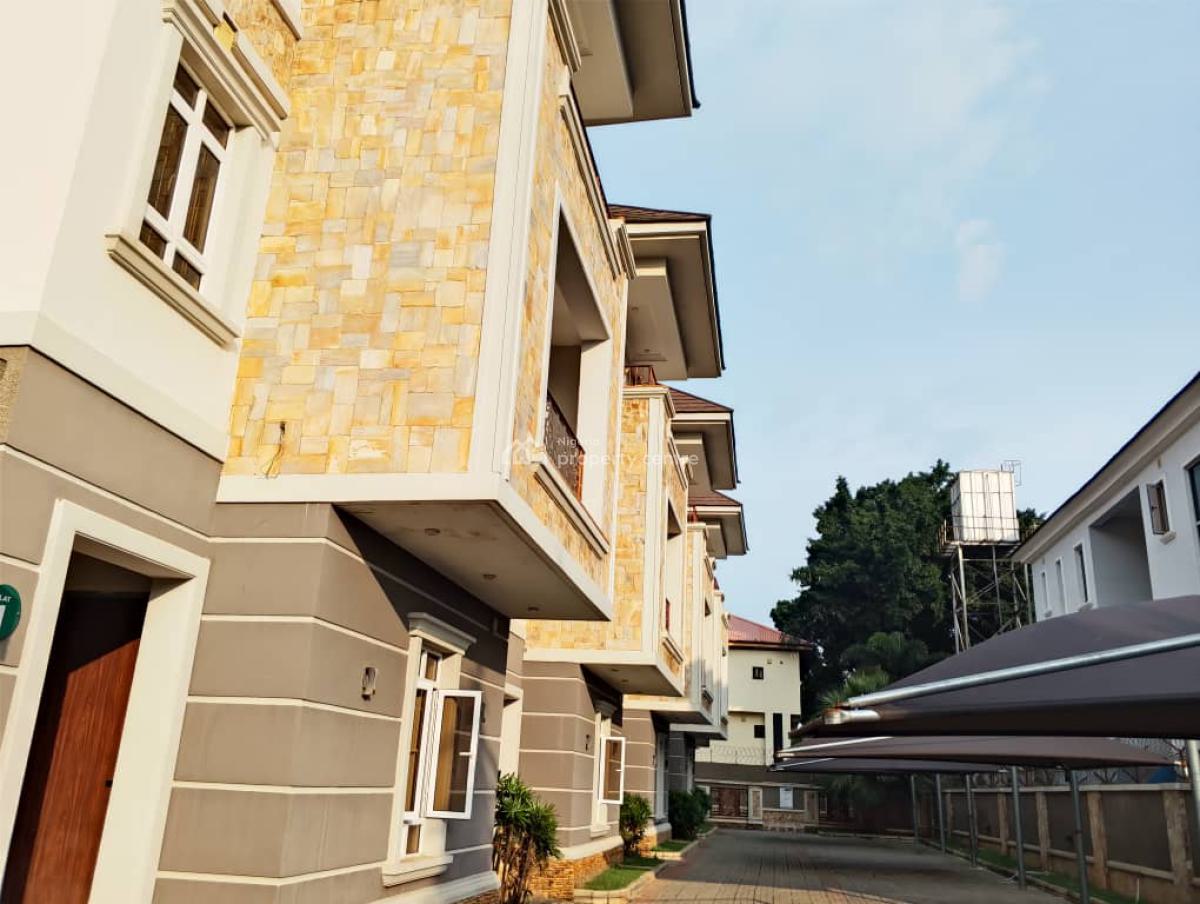 Serviced 4 Bedroom Terraced Duplex in a Serene Environment, Maitama Close to Capaddor Mall, Maitama District, Abuja, Terraced Duplex for Rent