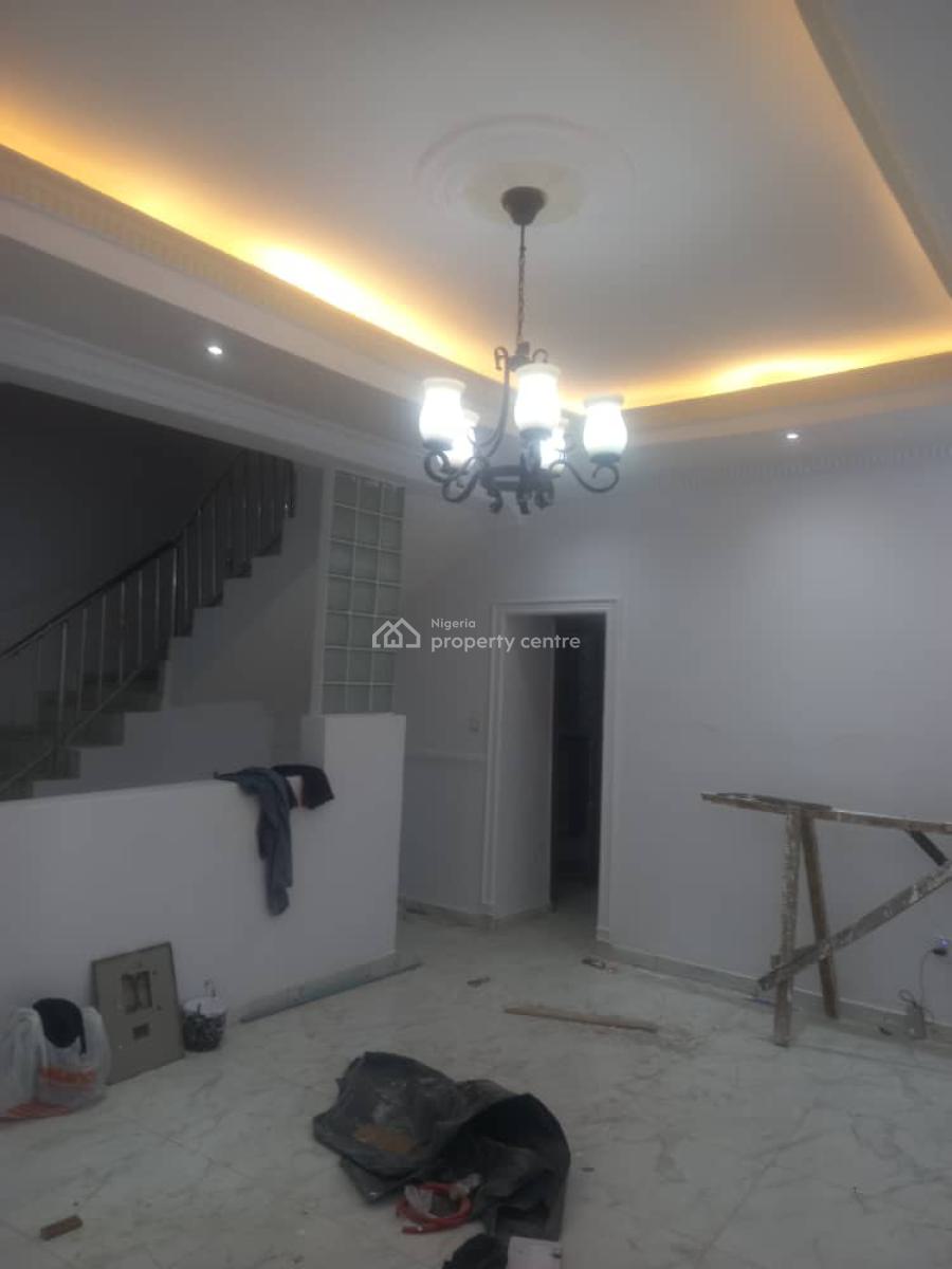 Newly Build 4 Bedroom Terrace Duplex with Bq, Along Meadow Hall School Road, Ikate Elegushi, Lekki, Lagos, Terraced Duplex for Rent