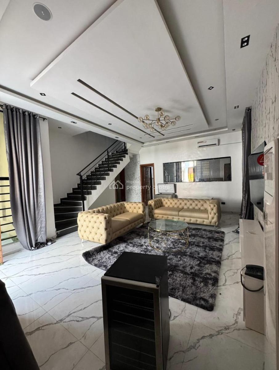 Unfurnished 4 Bedroom Detached Duplex with Bq, Chevron, Lekki, Lagos, Detached Duplex for Rent