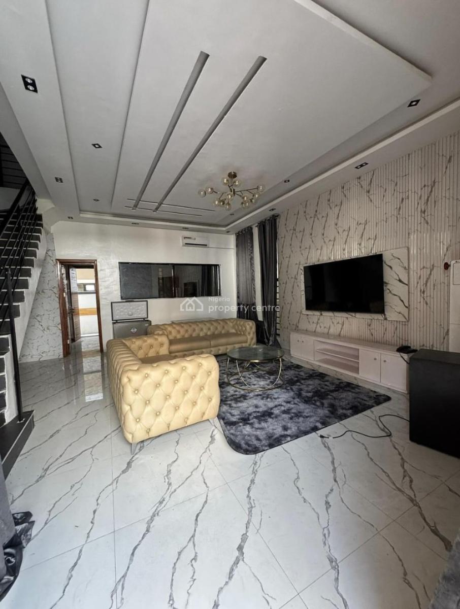Unfurnished 4 Bedroom Detached Duplex with Bq, Chevron, Lekki, Lagos, Detached Duplex for Rent
