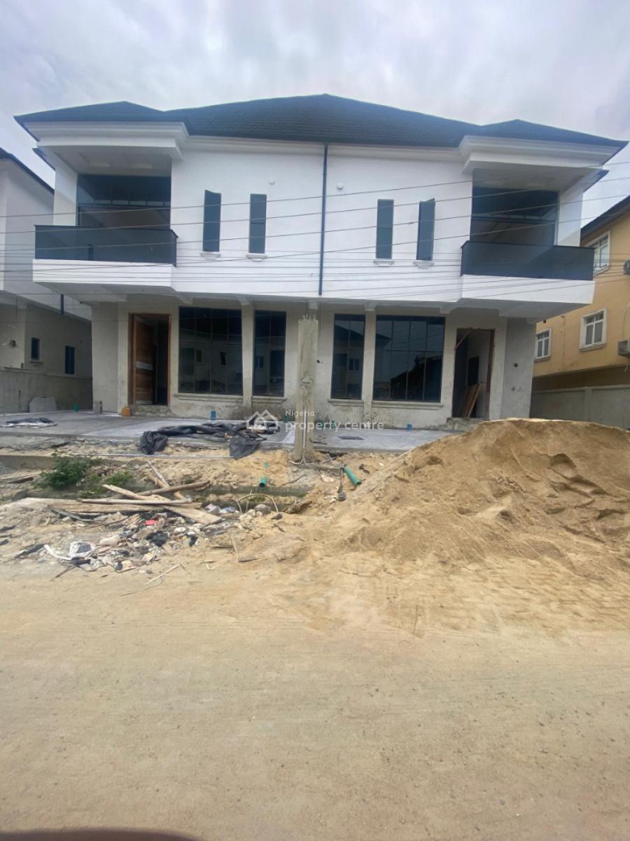 Almost Complete & Ready to Move in, Osapa, Lekki, Lagos, Semi-detached Duplex for Rent