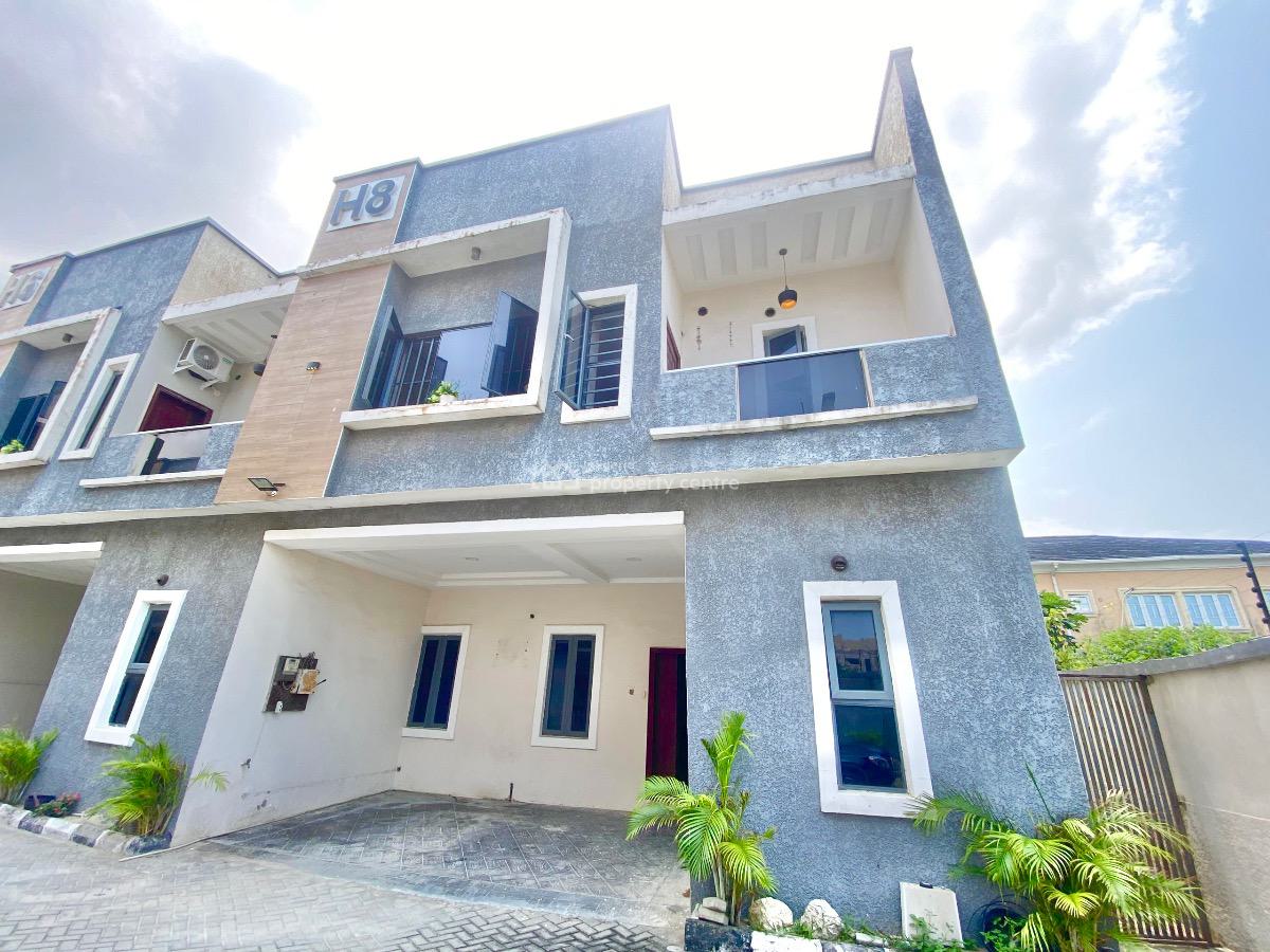 Beautifully 4 Bedroom Terrace Duplex with Bq, Lekki Expressway, Lekki, Lagos, Terraced Duplex for Rent