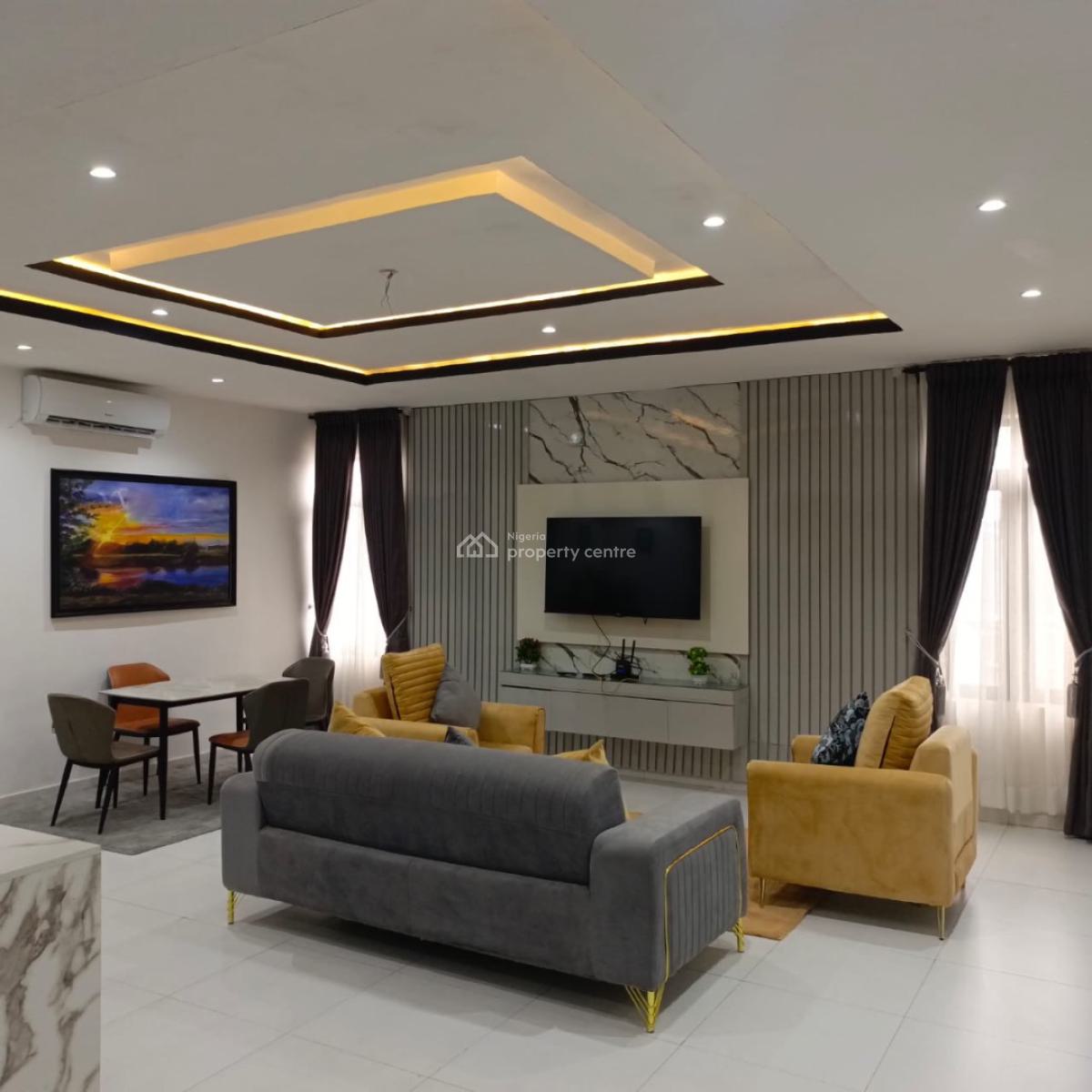 Fully Furnished and Serviced 2bed Apartment in Ikate Nest for Airbnb, Ikate, Lekki, Lagos, Flat / Apartment for Rent