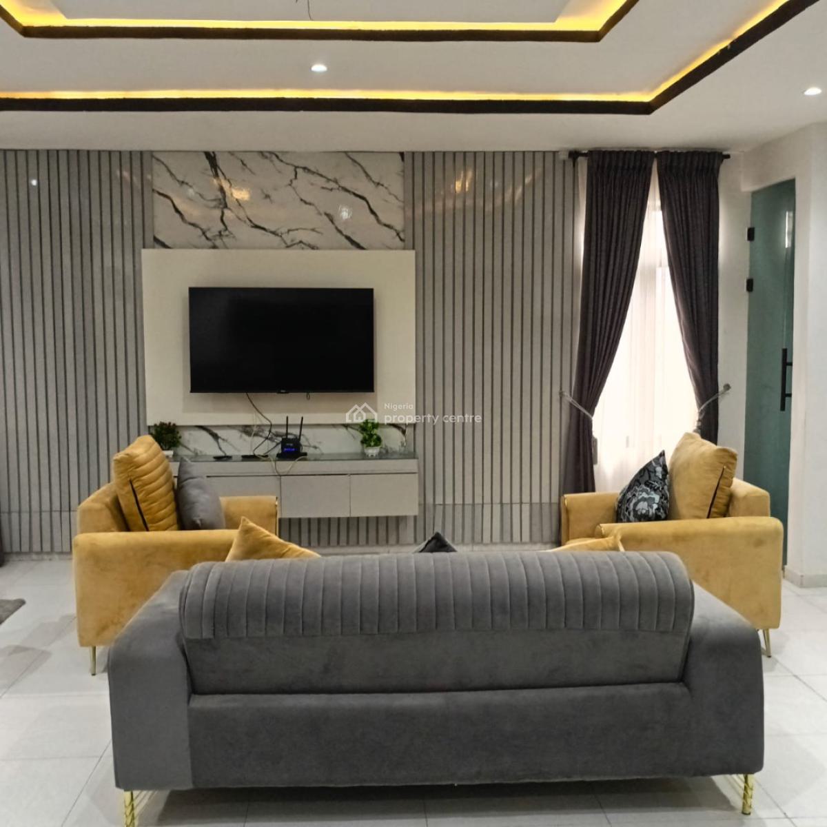 Fully Furnished and Serviced 2bed Apartment in Ikate Nest for Airbnb, Ikate, Lekki, Lagos, Flat / Apartment for Rent