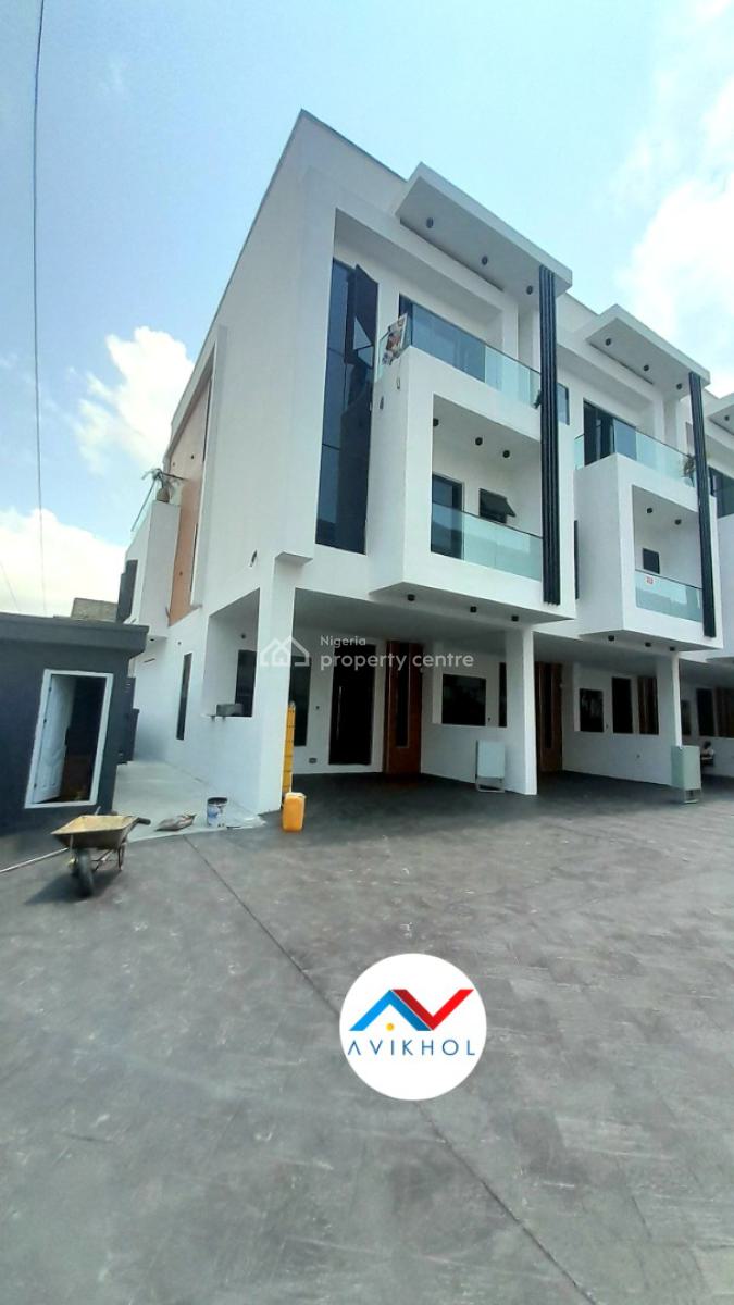 Tastefully Finished 4 Bedroom Terraced Duplex with Bq, Osapa London, Lekki, Lagos, Terraced Duplex for Sale