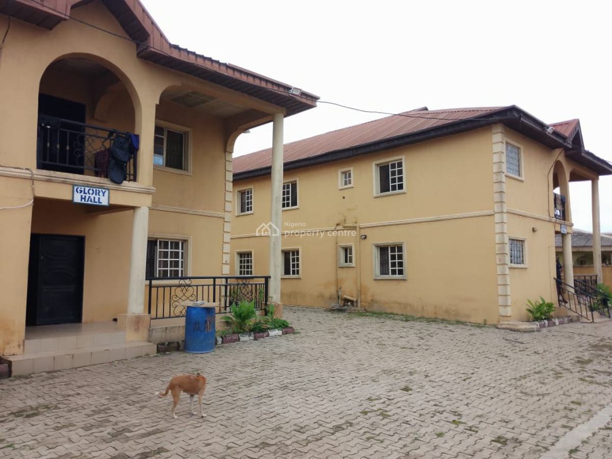 Functioning 44 Rooms Self Contained Hostel, Oluwo Bus Stop ,funnab Axis, Odeda, Ogun, Self Contain (single Rooms) for Sale